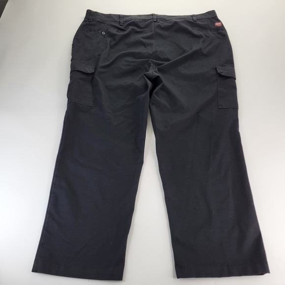 Red Kap Cargo Pants Mens 46x29 Meas 44x29 Black Utility Work Polyester Cotton - Picture 6 of 8